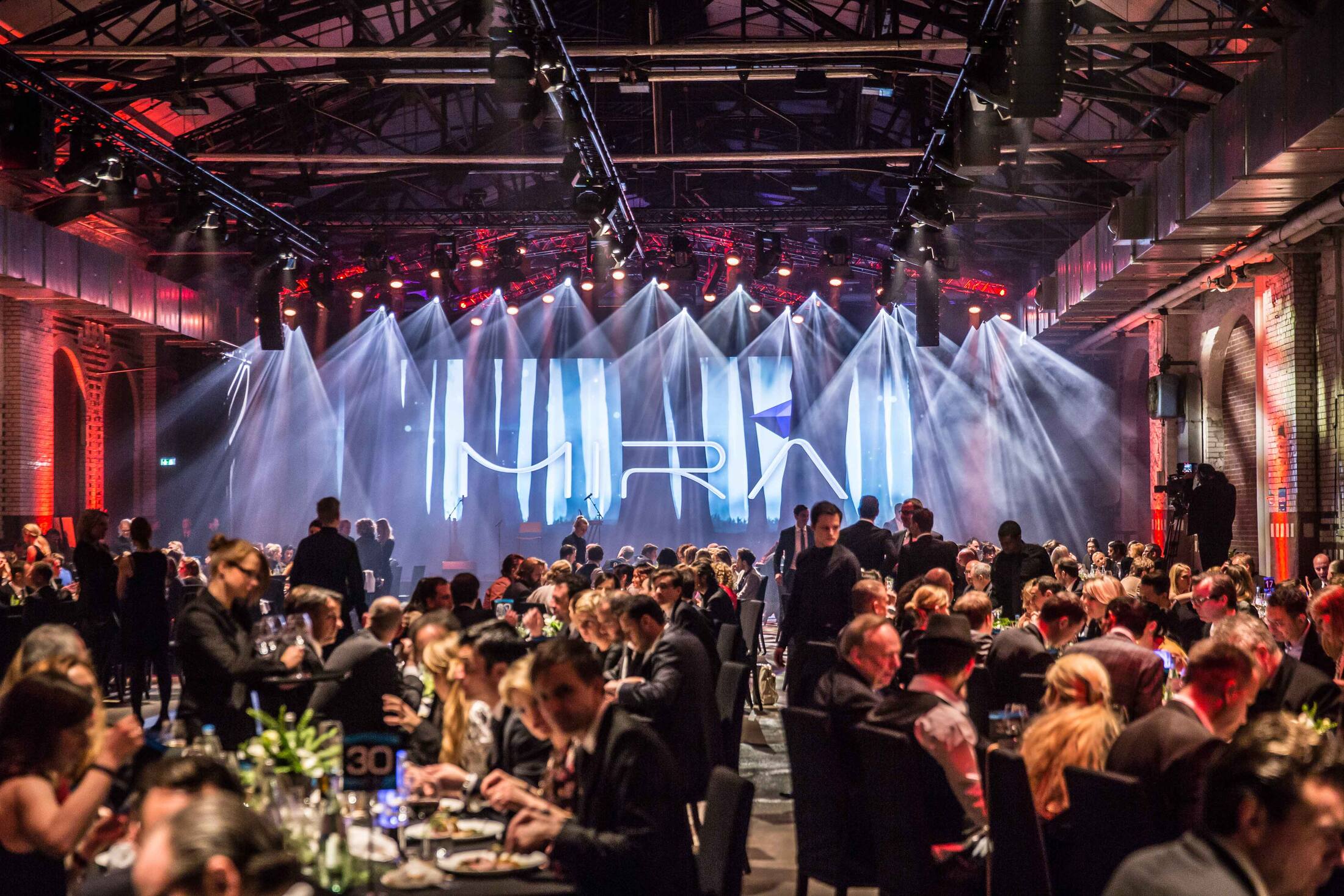 Abendgala in einer Berliner Eventhalle, von A-Security betreut.